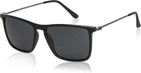 Vincent Chase By Lenskart | Full Rim Square | Classics | Polarized and 100% UV Protected | Men & Women |