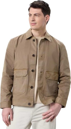 Symbol Premium Men's Twill Mid Weight Washed Jacket/Shacket |Non-Quilted |Regular Fit |Non-Lined | Availabl