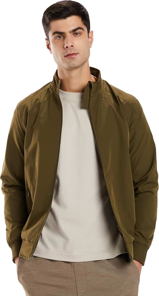 Amazon Brand - Symbol Men Light Weight Casual Lined Jacket